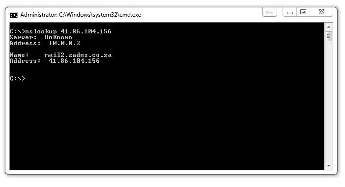 NSLookup